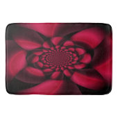 Tapis De Bain Pétale Noir Rouge Rubis (Devant)