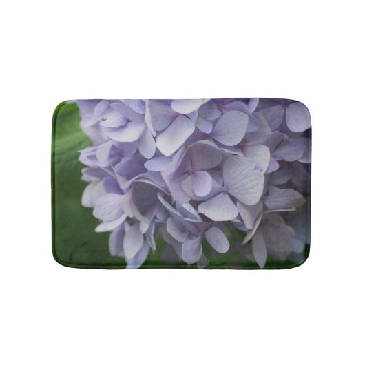 Tapis De Bain Pétales à fleurs Blue Hydrangea (Devant)