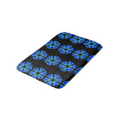 Tapis De Bain Pétales bleues (Angle)