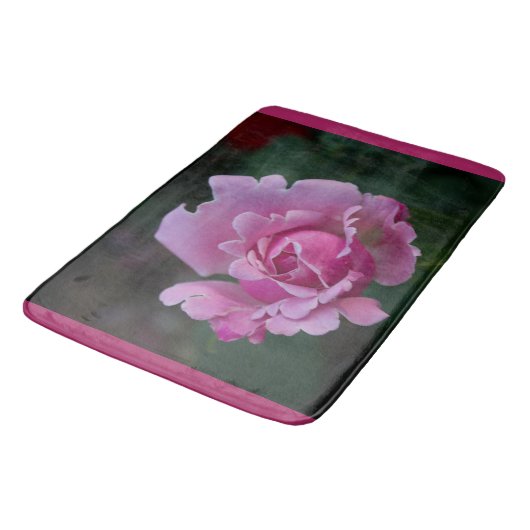Tapis De Bain Pétales roses (Angle)