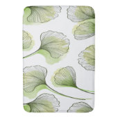 Tapis De Bain Pétales verts (devant Vertical)