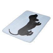 Tapis De Bain Petit billard Dachshund Design (Angle)