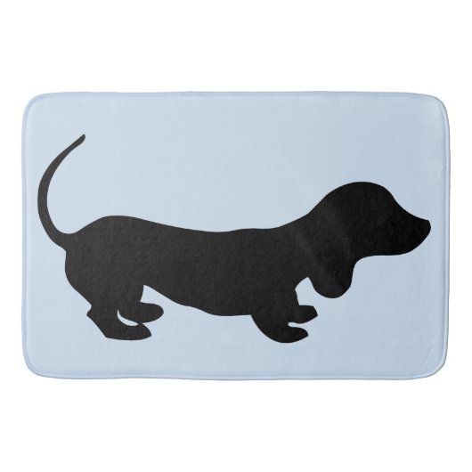 Tapis De Bain Petit billard Dachshund Design (Devant)