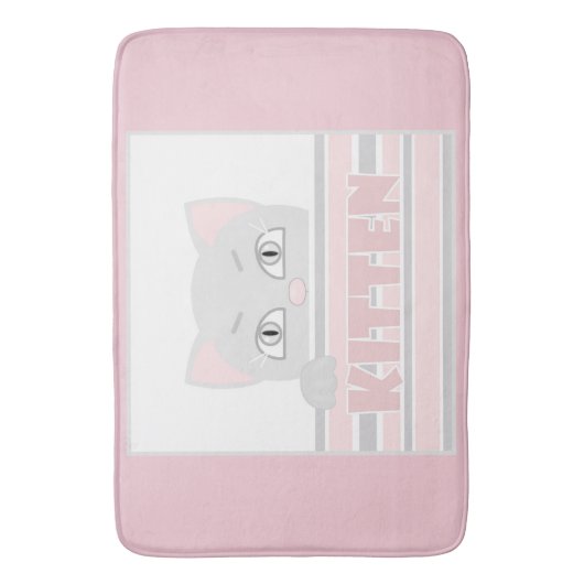 Tapis De Bain Petit chaton (devant Vertical)