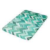 Tapis De Bain Petit Chevron Abstrait (Angle)