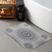 Tapis De Bain Petit floral blanc tombé à la campagne