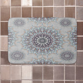 Tapis De Bain Petit floral blanc tombé à la campagne