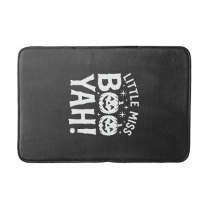 Tapis De Bain Petit Miss Booyah Design de citrouille d'Halloween