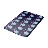 Tapis De Bain Petit Monstre Bleu (Angle)