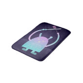 Tapis De Bain Petit Monstre Bleu (Angle)