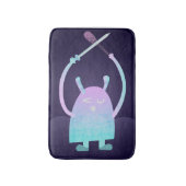 Tapis De Bain Petit Monstre Bleu (Devant (Vertical))
