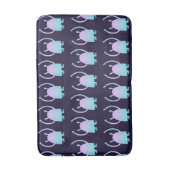 Tapis De Bain Petit Monstre Bleu Mignon (Devant (Vertical))