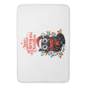 Tapis De Bain Petit Noël Furry (devant Vertical)