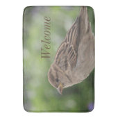 Tapis De Bain Petit oiseau Brown (devant Vertical)
