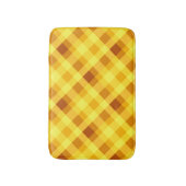 Tapis de bain petit plaid jaune jaune vif (Devant (Vertical))