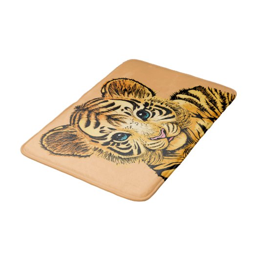 TAPIS DE BAIN PETIT TIGER (Angle)