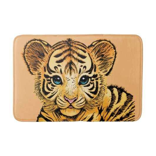 TAPIS DE BAIN PETIT TIGER (Devant)
