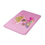 Tapis De Bain Petite fille en rose (Angle)