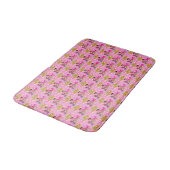 Tapis De Bain Petite fille en rose (Angle)