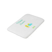 Tapis De Bain Petits chauves-souris de Pâques (Angle)