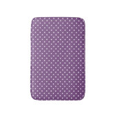 Tapis De Bain Petits Pois pourpres (Devant (Vertical))