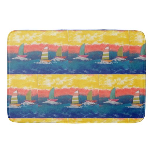 Tapis De Bain Petits voiliers (Devant)