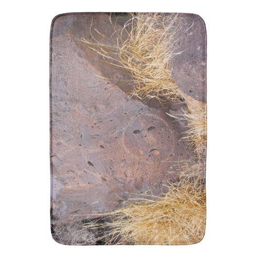 Tapis De Bain Petroglyphe en pierre naturelle (devant Vertical)