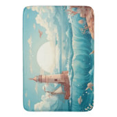 Tapis De Bain Phare coloré & Ocean Dreamscape (devant Vertical)