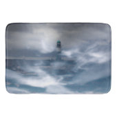 Tapis De Bain Phare dans la tempête - Mer Baltique (Devant)