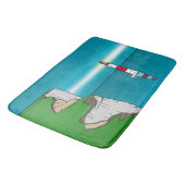 Tapis De Bain Phare de Beachy Head Manche (Angle)