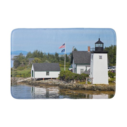 Tapis De Bain Phare de Grindle Point, Maine Bath Mat (Devant)