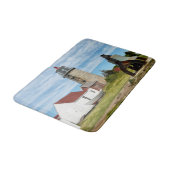 Tapis De Bain Phare de l'île de Monhegan, Maine (Angle)