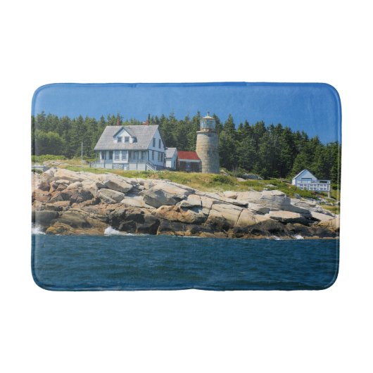 Tapis De Bain Phare de l'île Whitehead, Maine (Devant)