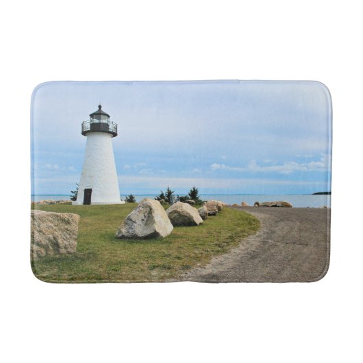 Tapis De Bain Phare de Ned's Point, Massachusetts Bath Mat (Devant)