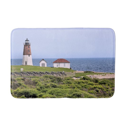 Tapis De Bain Phare de Point Judith, Rhode Island Bath Mat (Devant)