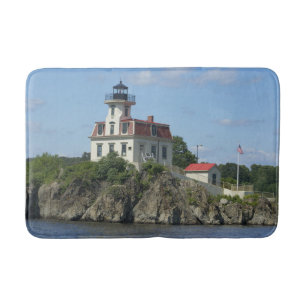 Tapis De Bain Phare de Pomham Rocks, Rhode Island