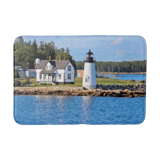 Tapis De Bain Phare de port de perspective, Maine (Devant)
