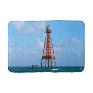 Tapis De Bain Phare de récif de sombrero, clés de la Floride