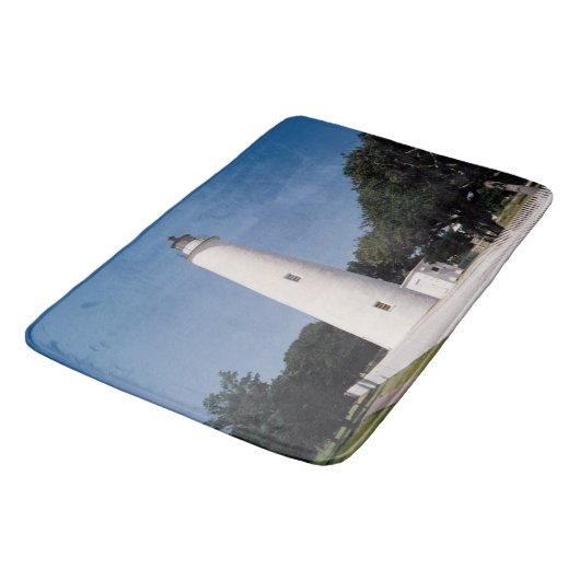 Tapis De Bain Phare d'Ocracoke (Angle)