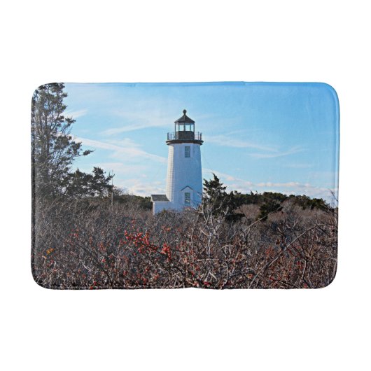 Tapis De Bain Phare du Cap Poge, Massachusetts Chappaquiddick (Devant)