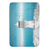 Tapis De Bain Phare du Cap Reinga NZ (devant Vertical)