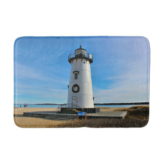 Tapis De Bain Phare du port d'Edgartown, MA Bath Mat