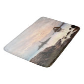 Tapis De Bain Phare Et Voilier En Lumière Lune (Angle)