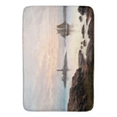 Tapis De Bain Phare Et Voilier En Lumière Lune (devant Vertical)