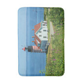 Tapis De Bain Phare principal occidental de Quoddy, Maine (Devant (Vertical))