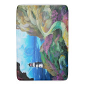 Tapis De Bain Phare surplombant la mer (devant Vertical)