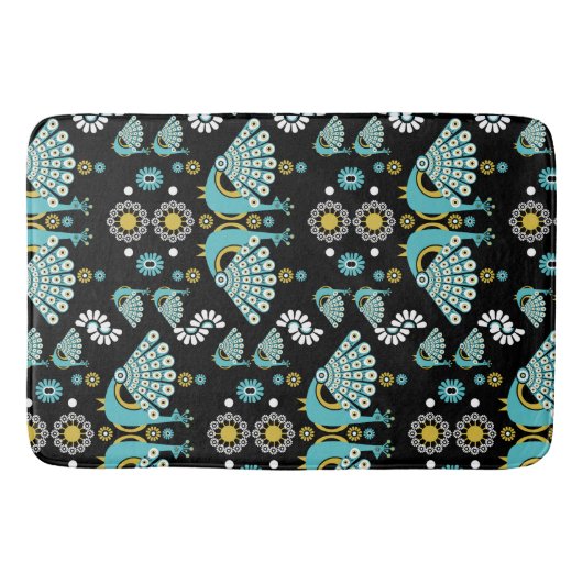 Tapis De Bain Pheasers Peacock Art (Devant)