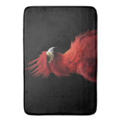 Tapis De Bain Phénix écarlate assis fièrement (devant Vertical)