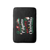 Tapis De Bain Philippines - Les Philippins qui aiment Noël (Devant (Vertical))