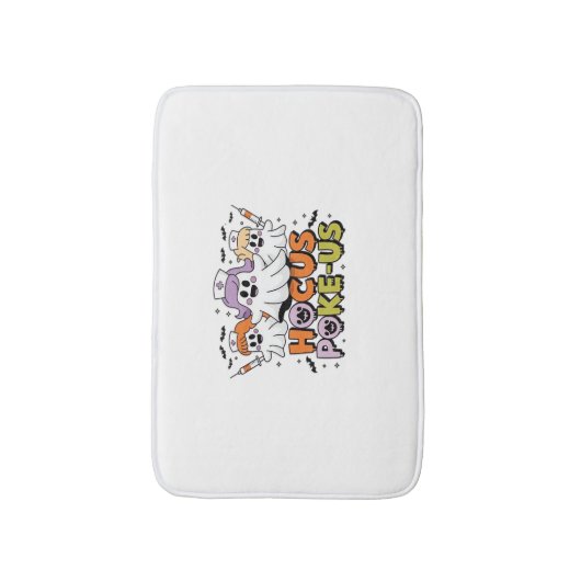 Tapis De Bain Phlebotomiste Halloween Médicale Lab Tech Éffrayan (Devant (Vertical))